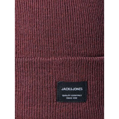 10. Czapka Jack & Jones Jacdna Beanie Noos M 12092815 bordowa