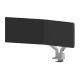 10. Neomounts DS70-250SL2 uchwyt / stojak do monitorów 81,3 cm (32") Biurko Srebrny