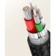 15. Kabel Ugreen US255 50123 USB-C (prosty) / USB-C (kątowy) PD QC 60W 3A 1m - szary