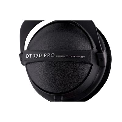 3. Beyerdynamic DT 770 PRO 80 OHM BLACK LIMITED EDITION - Słuchawki studyjne zamknięte