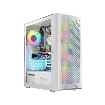 19. LOGIC OBUDOWA ARAMIS ARGB MIDI USB 3.0 WHITE