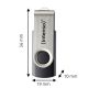 5. Intenso USB 256GB OFFICE LINE 3.2 Gen1 Silver-Black pamięć USB USB Typu-A 3.2 Gen 1 (3.1 Gen 1) Czarny, Srebrny