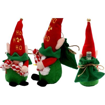 19. ELF DEKORACYJNY 28CM Z WORKIEM NA PREZENT