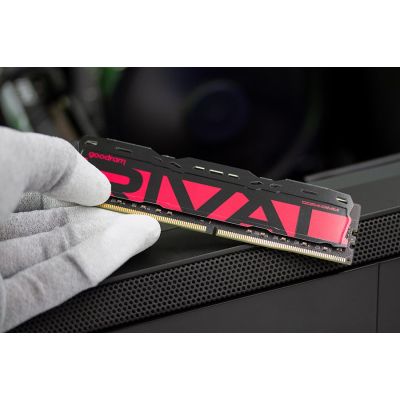 8. DDR4 32GB 3200MHz UDIMM goodram RIVAL Radiant Red