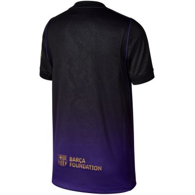 3. Koszulka dla dzieci Nike FC Barcelona Stadium Away 2026/27 fioletowo-czarna II1674 505