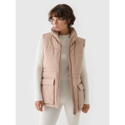 5. Bezrękawnik puchowy z wypełnieniem syntetycznym damski 4F 4FWAW24TVJAF135-83S