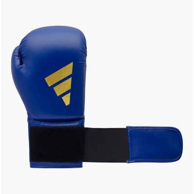 12. Rękawice bokserskie Adidas SPEED 50 niebiesko złote