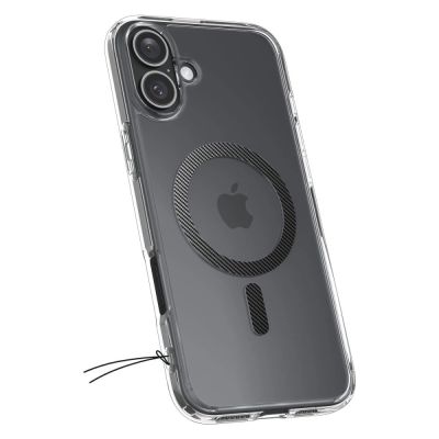 3. Spigen Ultra Hybrid MagSafe Carbon Fiber na iPhone 16 - ciemnoszare