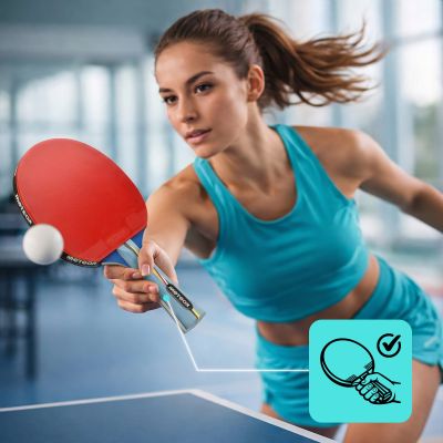 18. Rakietka Do Tenisa Stołowego Meteor Windstorm 15018