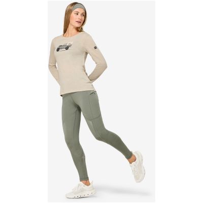 4. Longsleeve damski SUPER.NATURAL W DOG EXCURSION LS beżowy
