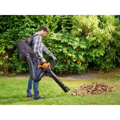 62. Dmuchawa do liści BLACK+DECKER BLACK+DECKER DMUCHAWA/ODKURZACZ BEBLV301-QS