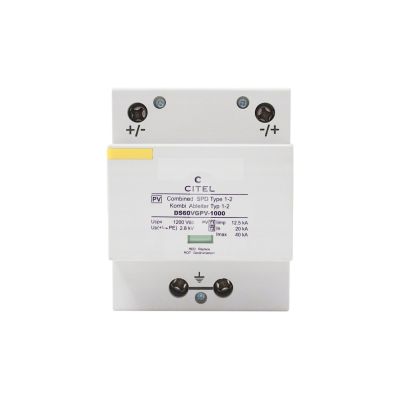 Ogranicznik przepięć CITEL, typ I+II DC 1000V, DS60VGPV-1000, 25kA 2p+V