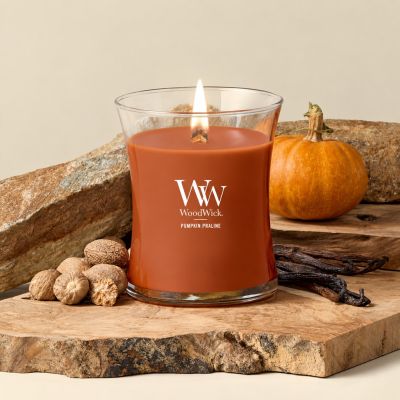 3. Świeca średnia PUMPKIN PRALINE WOODWICK