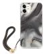 3. Etui Guess Marble Collection na iPhone 12 mini - szare