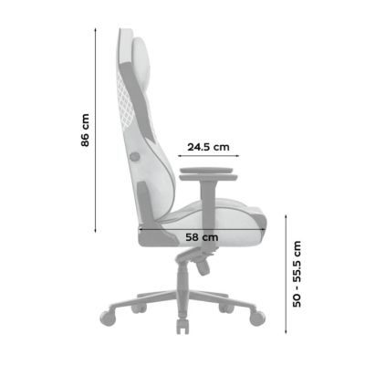 11. Fotel gamingowy Huzaro Force 8.3 Grey