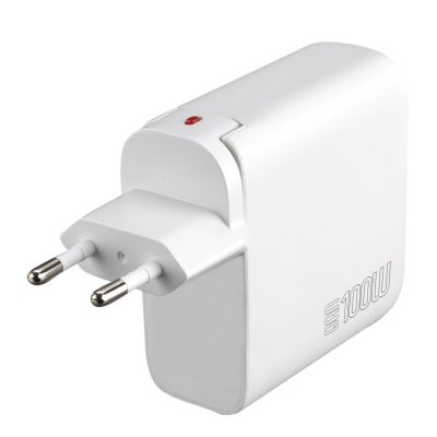 5. 4smarts Ladegert GaN Flex Pro 100W 3 USB-C+1 USB-A. Podróż