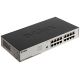 8. D-Link DGS-1016D/E łącza sieciowe Nie zarządzany Czarny, Metaliczny