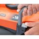 10. Black & Decker BCMW3318L2 Kosiarka do trawnika typu push Bateria Czarny, Pomarańczowy
