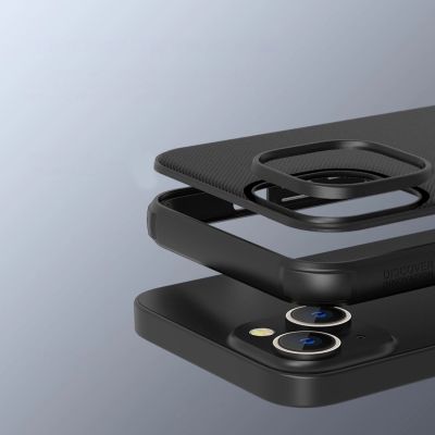 10. Nillkin Super Frosted Shield Pro etui iPhone 14 Plus pokrowiec na tył plecki czerwony