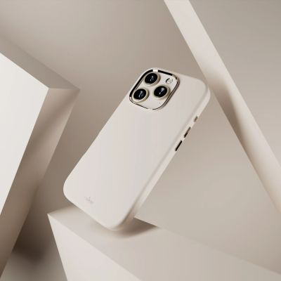 9. Etui silikonowe Puro Icon Mag Pro MagSafe do iPhone 16 Pro - beżowe