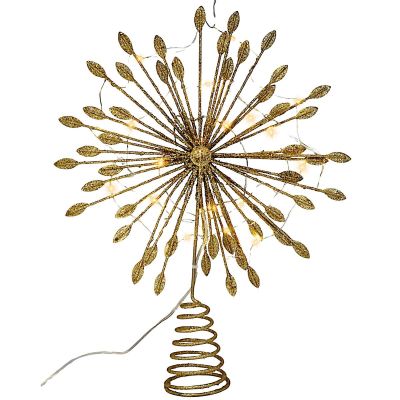 2. CZUBEK GWIAZDA CHOINKOWA 30CM 20 LED
