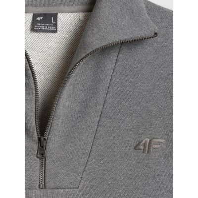 6. Bluza dresowa regular bez kaptura męska 4F 4FRSS26TSWSM2794-24M