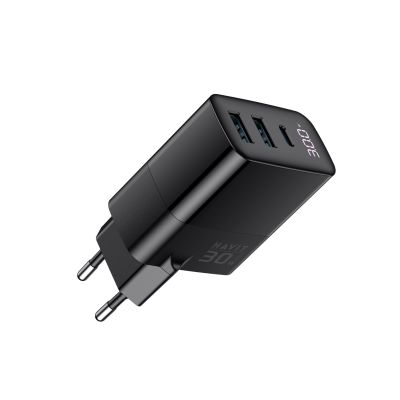 5. Ładowarka Havit USB-A1+USB-A2+USB-C UCLE001 EU