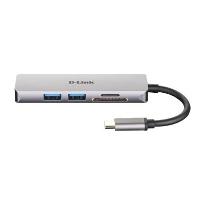 2. D-Link DUB-M530 stacja dokująca Przewodowa USB 3.2 Gen 1 (3.1 Gen 1) Type-C Aluminium, Czarny