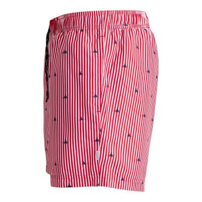 2. Jack&Jones męskie kąpielówki JWHARUBA SWIM PRINTS SHORTS 12206537 TRUE RED STRIPES
