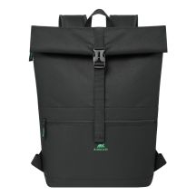 Rivacase Gremio plecak City backpack Czarny Poliester, Przetworzony politereftalan etylenu (rPET)