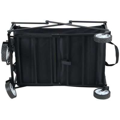 29. WÓZEK TURYSTYCZNO PLAŻOWY SKŁADANY 72x44x50CM Z UCHWYTEM