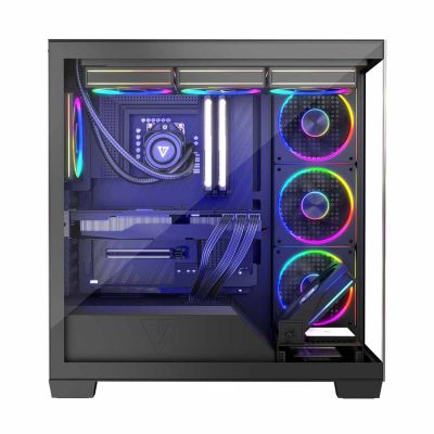 24. MODECOM OBUDOWA VOLCANO STELLAR ARGB MIDI 5F BLACK
