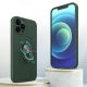 2. Ring Case silikonowe etui z uchwytem na palec i podstawką do Samsung Galaxy A72 4G ciemnozielony