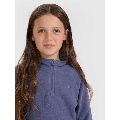 4. Bielizna termiczna polarowa (góra) dziewczęca 4F 4FJRAW25UFLEF070-31S