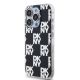 2. Etui DKNY IML Checkered Mono Pattern na iPhone 15 Pro - czarne