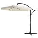 4. Extralink Black Forest Garden Umbrella with Side Panels, Large 3m Beige Cantilever Parasolowy do patio ze wspornikiem Sześciokąt Beżowy, Czarny
