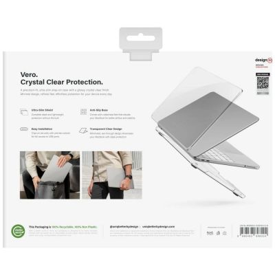 3. Etui UNIQ Vero na MacBook Neo - przezroczyste