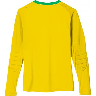 Koszulka bramkarska adidas Revigo 17 Junior AZ5390 z ochraniaczami na łokcie, wyposażona w technologię climacool oraz adizero