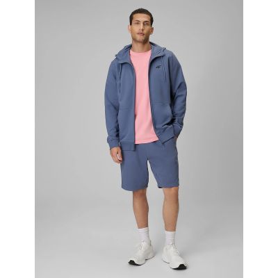 3. Bluza rozpinana z kaputem męska 4F 4FRSS26TSWSM3106-30S