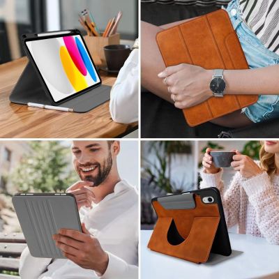 8. Etui Tech-Protect Fleece na iPad 10.9” 10 / 2022 / 11” 11 / 2025 - brązowe