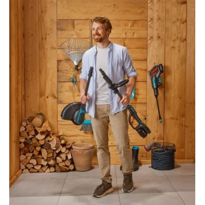 9. Gardena 14703-55 przecinarka do pędzli/trymer 18 W Bateria Szary