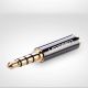 6. Ugreen adapter audio jack 3.5mm męski do jack 2.5mm żeński czarny (20502)