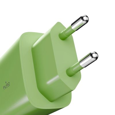 6. Ładowarka sieciowa Puro Pro Lite 30W USB-C  - zielona