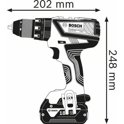 2. Bosch Akku-Bohrschrauber 12 V Li-Ion 1300 RPM Czarny, Niebieski, Czerwony