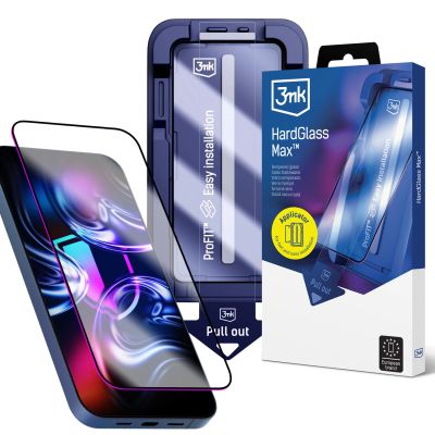 Szkło hartowane 3mk HardGlass Max na iPhone 15 / 16