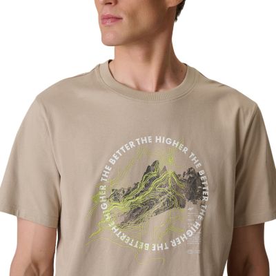 4. Koszulka męska 4F M2822 beżowa 4FWSS26TTSHM2822 83S