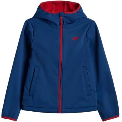 2. Kurtka dla chłopca 4F softshell M598 ciemny granat 4FJWAW26TSOFM598 30S