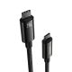 2. Kabel Baseus CAWJ040001 USB-C - USB-C 240W 480Mb/s 1m - czarny