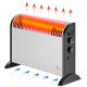 12. Extralink LCV-06 | Grzejnik konwektorowy | 2000W, 3 tryby, termostat, wentylator