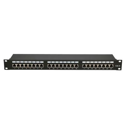 3. Patch panel Extralink  EX.9830 (1U; kat. 5e; 24xRJ-45)